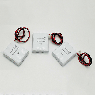 Batterie des batteries JST XHP 2P NiCd de lumière de sortie de secours d'Aa900mah