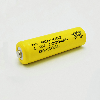 NiCd 1,2 veste faite sur commande d'OEM de la batterie rechargeable aa 1000mAh de volt
