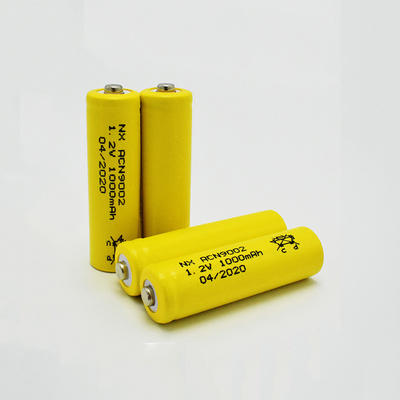 NiCd 1,2 veste faite sur commande d'OEM de la batterie rechargeable aa 1000mAh de volt