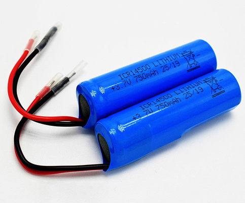 batterie au lithium de 750mAh 3.7V ICR14500 inodore avec la veste de PVC