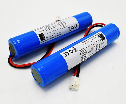 Batteries de lumière de sortie de secours du lithium Lifepo4 18650 6.4V 3000mAh