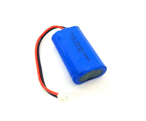 Batterie au lithium de lumière du secours IFR14500 LiFePO4 3.2V 600mAh