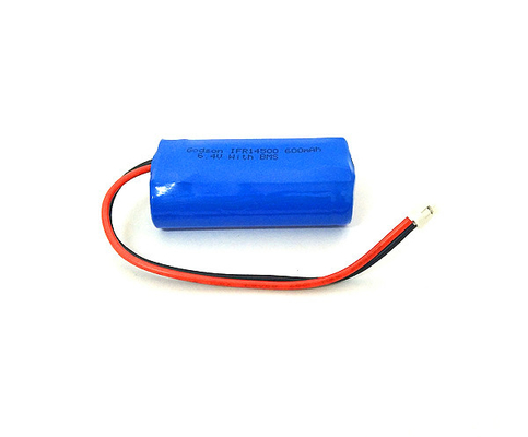 Batterie au lithium de lumière du secours IFR14500 LiFePO4 3.2V 600mAh