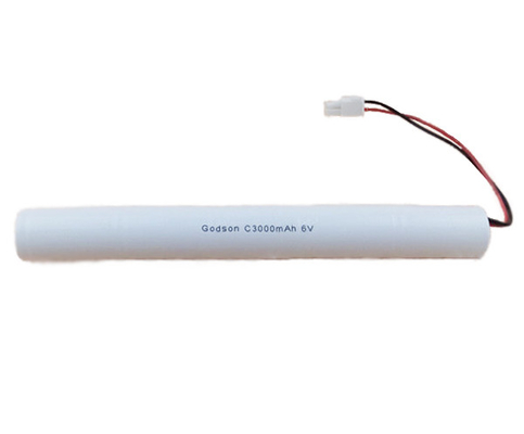Batterie rechargeable 6V Ni-cd C3000mAh longue durée de vie