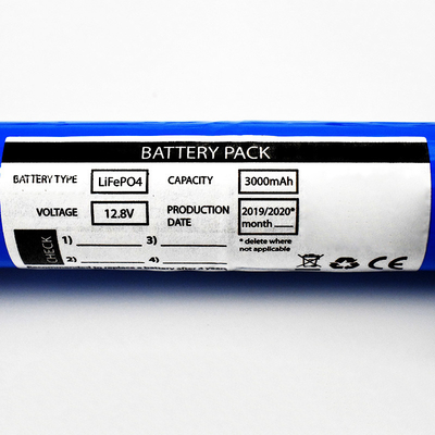 LiFePO4 26650 batterie rechargeable 3000mAh 12.8V pour des éclairages de secours
