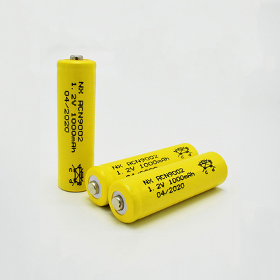 La batterie rechargeable de Cd de Ni de 1,2 V s'est attendue à la vie 5 ans d'AA1000mAh de type de bâton