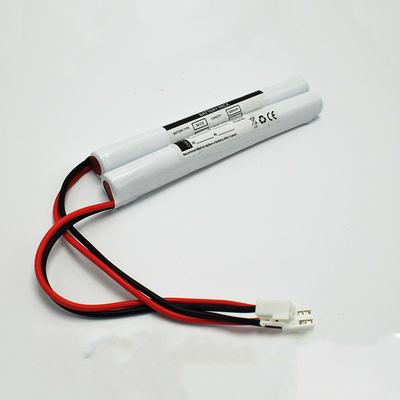 Paquet de batterie rechargeable de NiCd de batterie de signe de sortie de secours d'AA600mah 3.6v