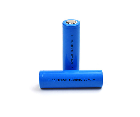 Cellule rechargeable de la batterie ICR18650 de l'ion 1200mAh 3,7 V de lithium