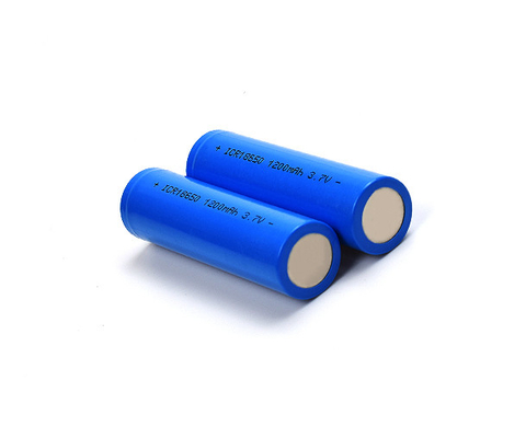 Cellule rechargeable de la batterie ICR18650 de l'ion 1200mAh 3,7 V de lithium