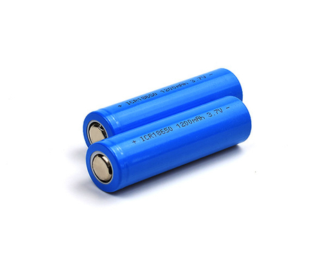 Cellule rechargeable de la batterie ICR18650 de l'ion 1200mAh 3,7 V de lithium
