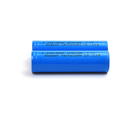 Batterie au lithium rechargeable d'ICR18650 3,7 V 2000mAh inodore