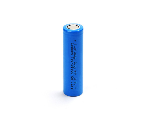 Batterie au lithium rechargeable d'ICR18650 3,7 V 2000mAh inodore
