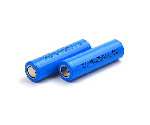 Batterie au lithium rechargeable d'ICR18650 3,7 V 2000mAh inodore