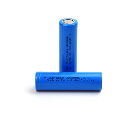Batterie au lithium rechargeable d'ICR18650 3,7 V 2000mAh inodore