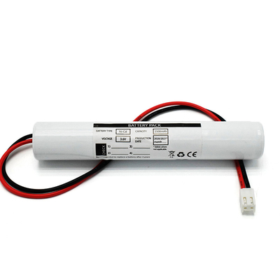 3,6 batterie de paquet de bâton des batteries 71g de lumière de sortie de secours de V C2500mAh NiCd