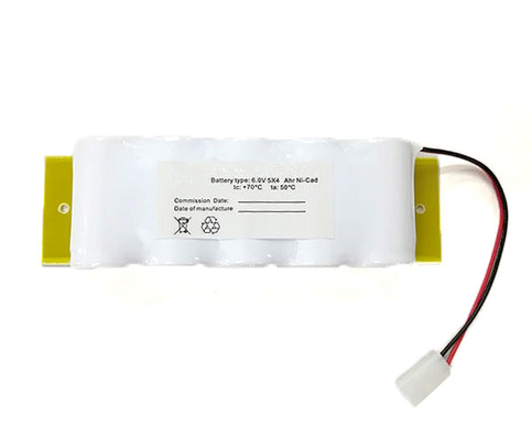 Paquet NiCd D4000mAh 6V de batterie de lumière de sortie d'éclairage de secours