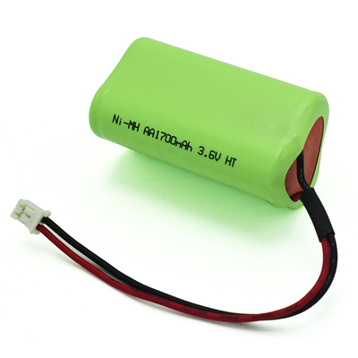 Éclairage de secours 3,6 batteries rechargeables des cellules de batterie de Ni MH de V aa 1700mAh
