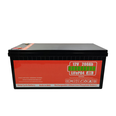 Eco-friendly cycle profond 12V LiFePO4 batterie 50Ah 200Ah faible auto-décharge