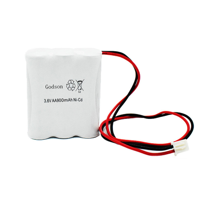 Veste de PVC de NiCd de remplacement de batterie de signe de sortie de secours d'AA900mAh 3.6V