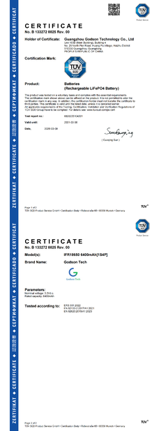 LA CHINE Godson Technology Co., Ltd certifications