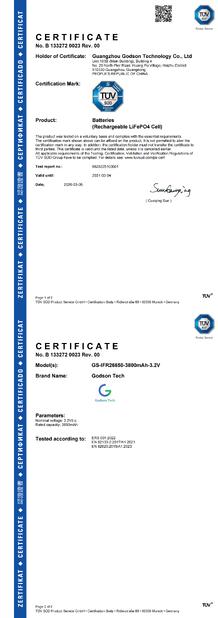 LA CHINE Godson Technology Co., Ltd certifications